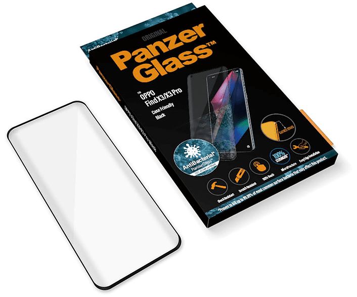 PanzerGlass Oppo Find X3 Pro Case Friendly Screen Protector afbeelding 4
