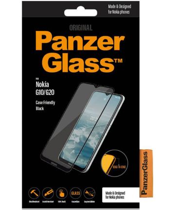 PanzerGlass Nokia G10/G20 Screen Protector Case Friendly Zwart Screen Protectors
