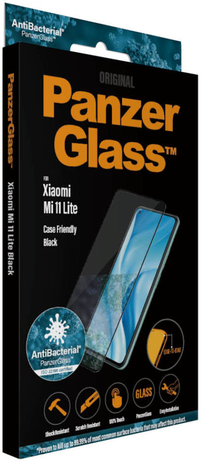 PanzerGlassXiaomi Mi 11 Lite 4G/5G (NE) Tempered Glass Antibacterieel afbeelding 7