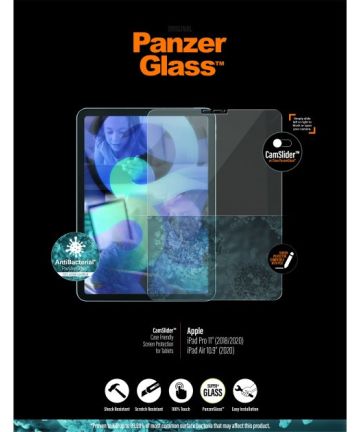 PanzerGlass Privacy CamSlider iPad Pro 11/ Air 10.9 Screen Protector Screen Protectors