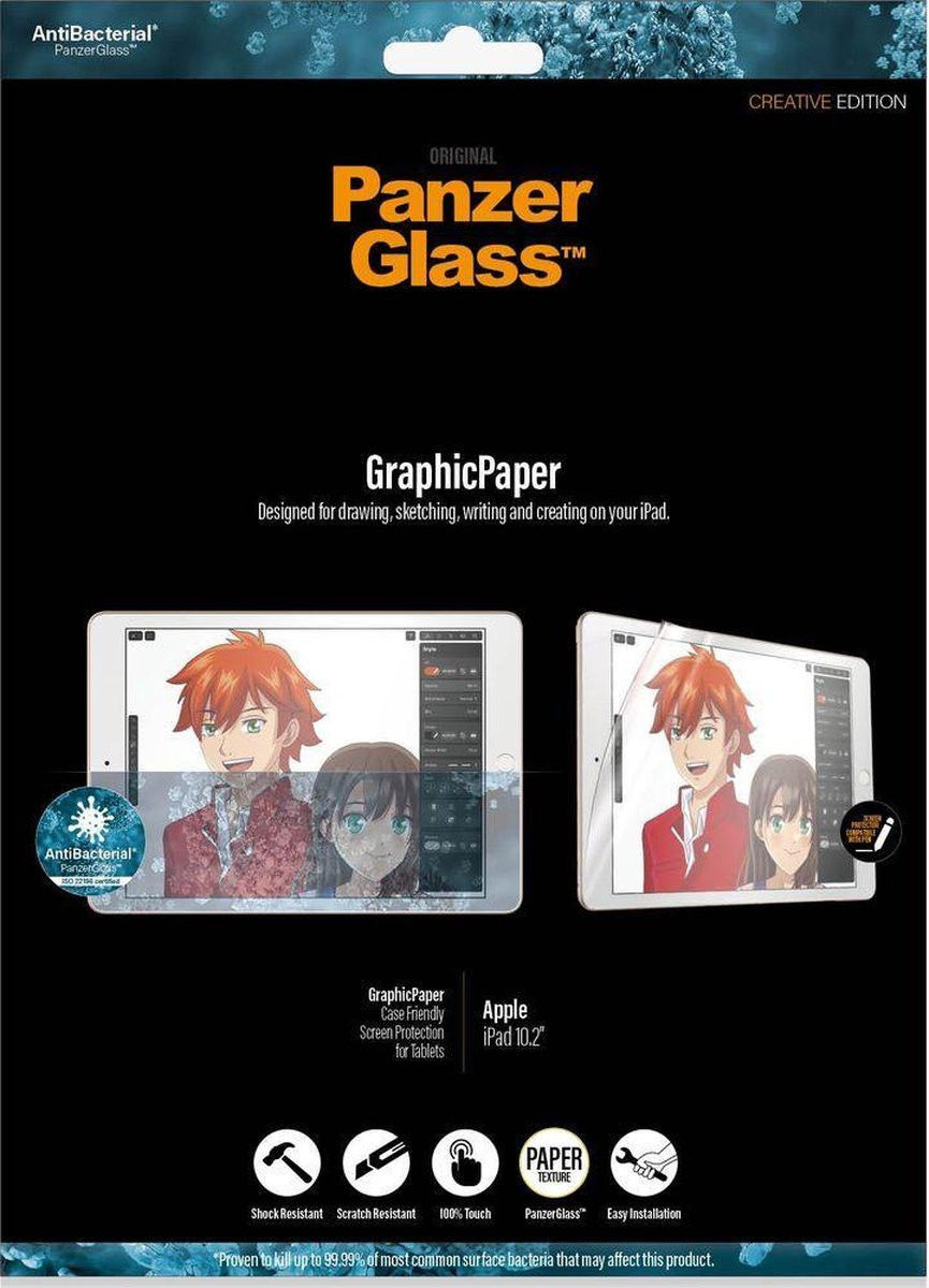 PanzerGlass GraphicPaper iPad 10.2 (2019/2020) Screen Protector afbeelding 1