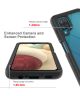 Samsung Galaxy A12 Hoesje Volledig Schokbestendig Hybride Cover Zwart