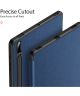 Dux Ducis Domo Series Samsung Galaxy S7 FE / Plus Tri-fold Hoes Blauw