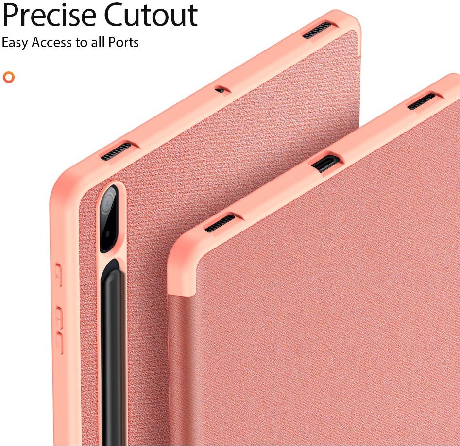 Dux Ducis Domo Series Samsung Galaxy S7 FE / Plus Tri-fold Hoes Roze afbeelding 8