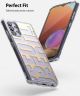 Ringke Fusion Samsung Galaxy A32 4G Hoesje Seoul Print Transparant