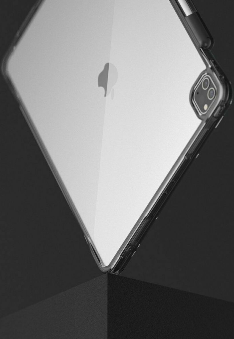 Ringke Fusion Apple iPad Pro 12.9 (2021) Hoes Transparant Zwart afbeelding 4