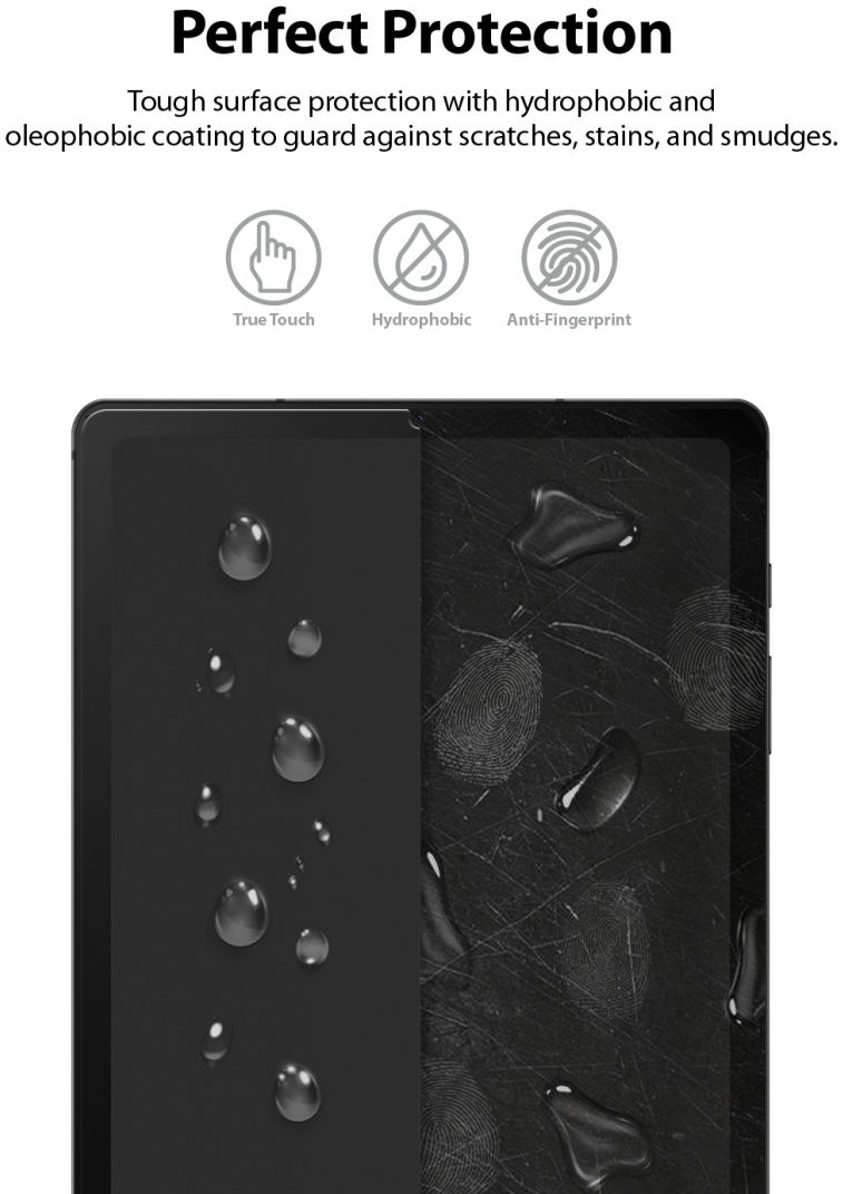 Ringke ID Samsung Galaxy Tab S6 Lite Tempered Glass Screen Protector afbeelding 7