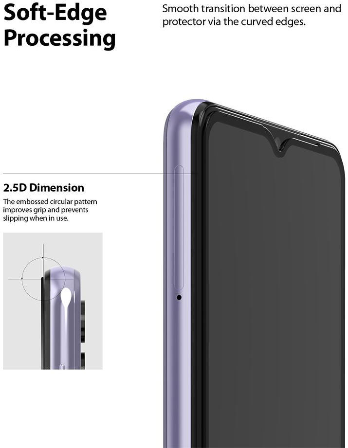 Ringke ID Glass Samsung Galaxy A32 5G Tempered Glass Screenprotector afbeelding 6