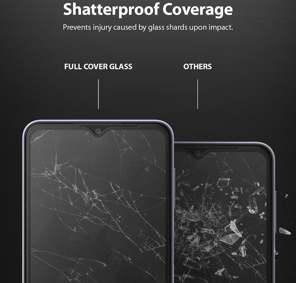 Ringke ID Glass Samsung Galaxy A32 5G Tempered Glass Screenprotector afbeelding 7