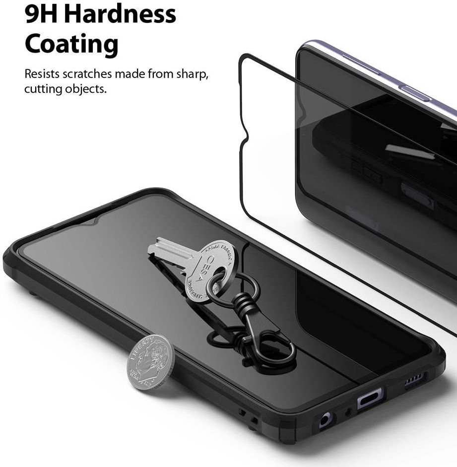 Ringke ID Glass Samsung Galaxy A32 5G Tempered Glass Screenprotector afbeelding 3