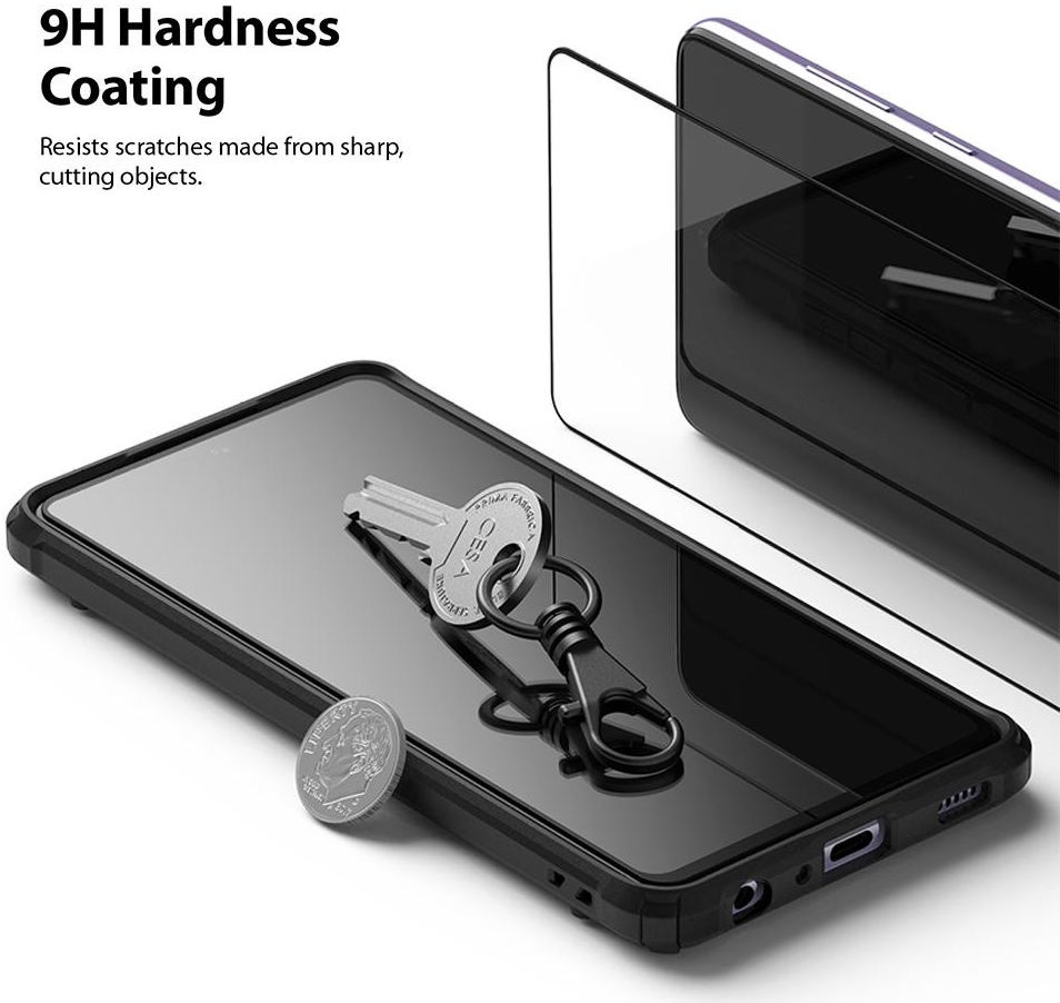 Ringke ID Glass Samsung Galaxy A52 Tempered Glass Screenprotector afbeelding 3