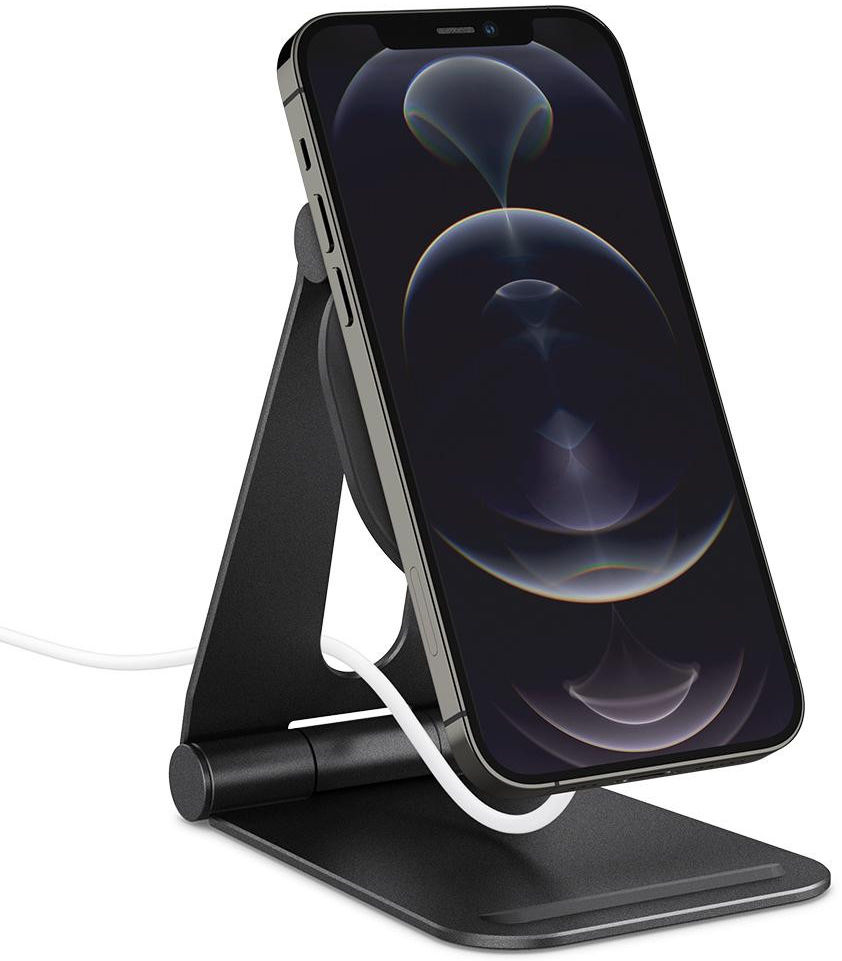 Spigen MagFit S Apple MagSafe Verstelbare Aluminium Houder Zwart