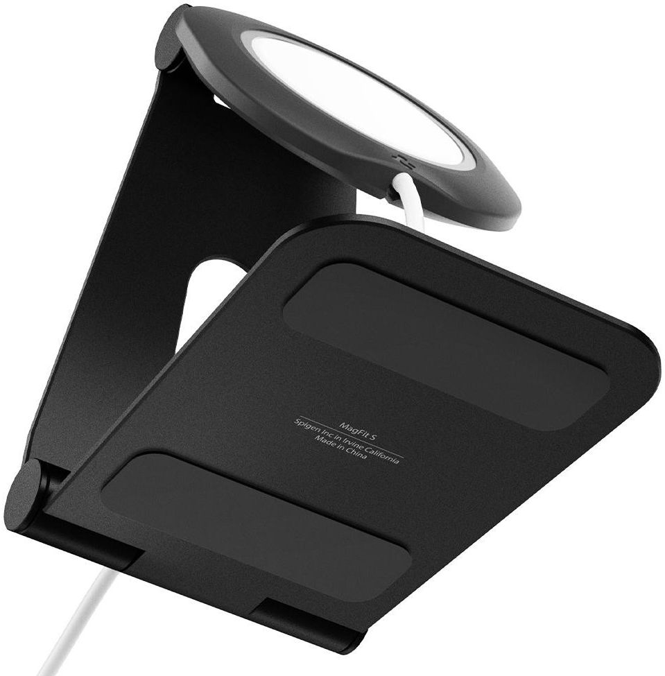 Spigen MagFit S Apple MagSafe Verstelbare Aluminium Houder Zwart