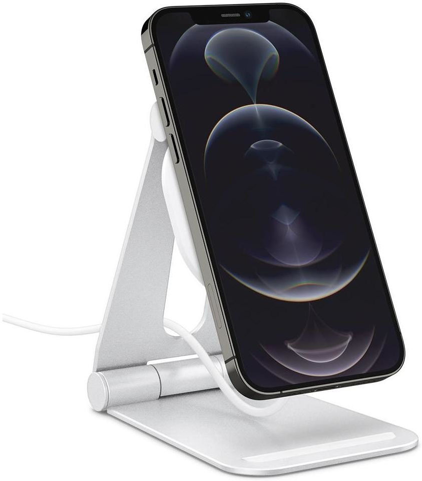 Spigen MagFit S Apple MagSafe Verstelbare Aluminium Houder Wit afbeelding 4