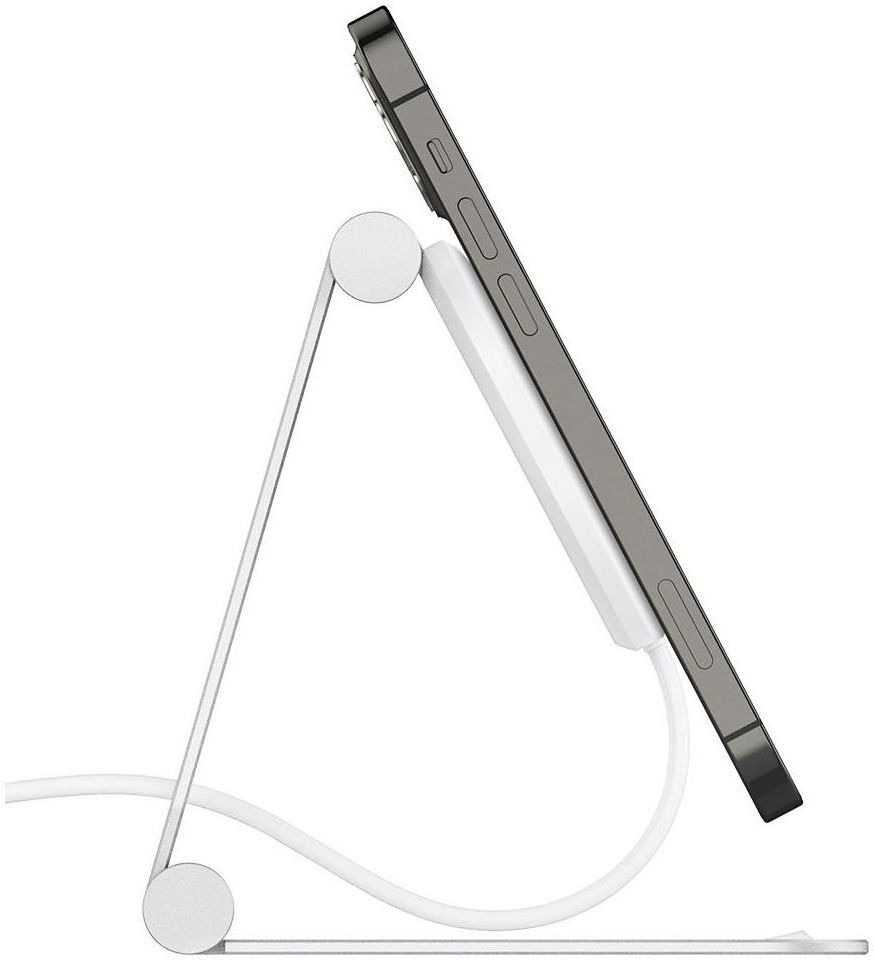 Spigen MagFit S Apple MagSafe Verstelbare Aluminium Houder Wit afbeelding 6