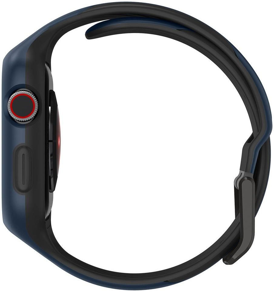 Spigen Liquid Air Pro Apple Watch 44MM Hoesje met Band Siliconen Blauw afbeelding 12
