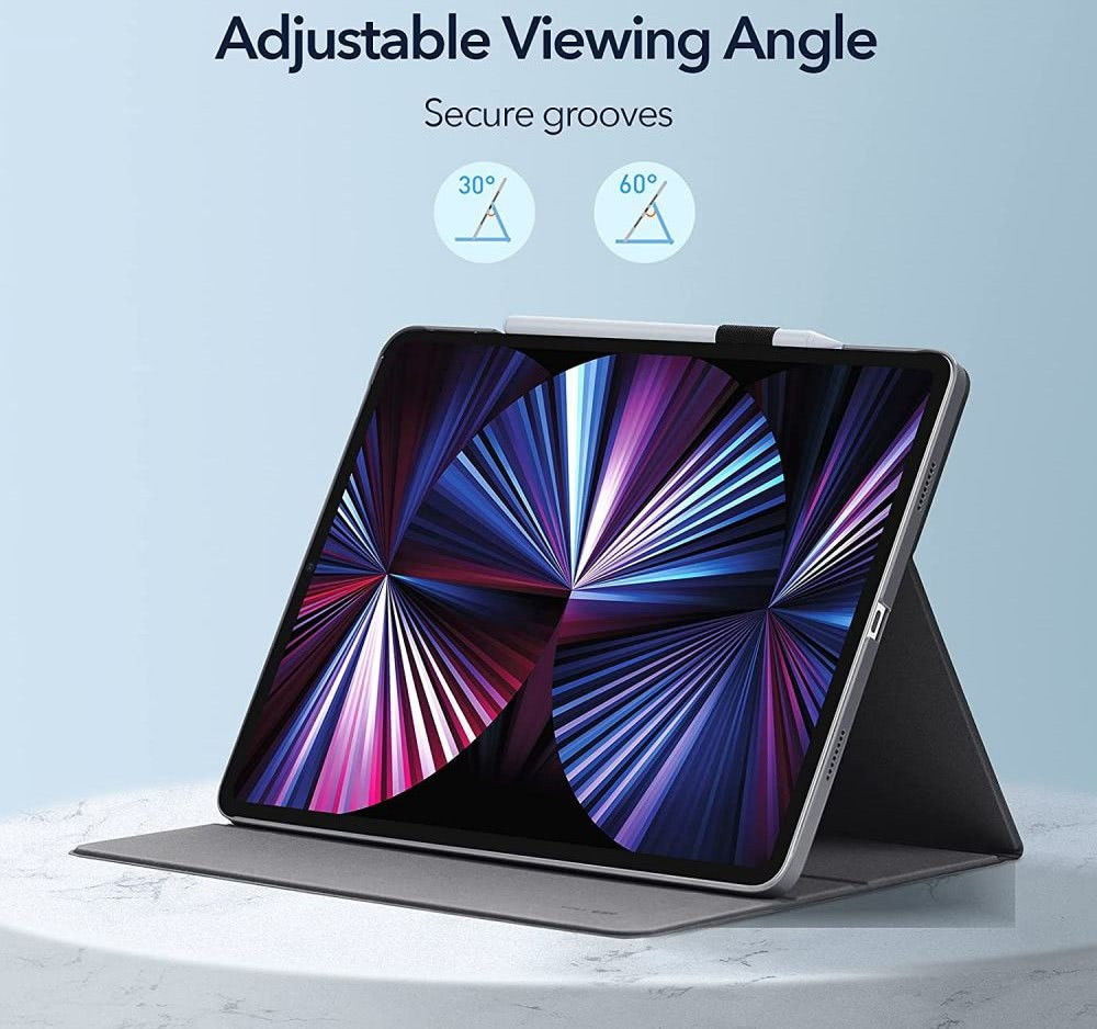ESR Urban Premium Apple iPad Pro 11 (2021) Book Cover Grijs afbeelding 3