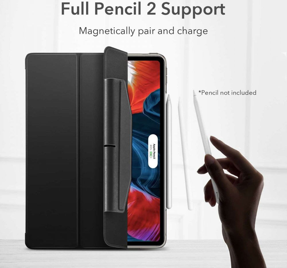 ESR Ascend Apple iPad Pro 12.9 (2021) Hoes met Screen Protector Grijs afbeelding 4