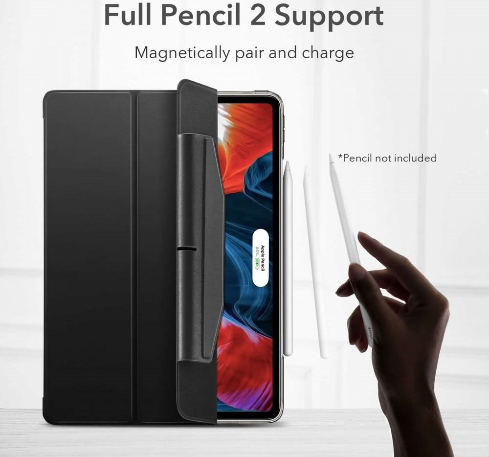 ESR Ascend Tri-Fold Hoes + Tempered Glass Apple iPad Pro 11 Rose Goud afbeelding 7