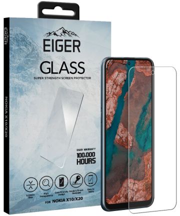 Eiger Nokia X10/X20 Tempered Glass Case Friendly Screen Protector Plat Screen Protectors