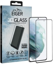 Eiger Samsung Galaxy S21 FE Tempered Glass Case Friendly Gebogen