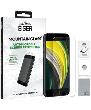 Eiger Mountain+ iPhone SE 2020/2022/8/7 Screen Protector Antibactereel Screen Protectors
