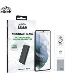 Eiger Plus Samsung Galaxy S21 Screen Protector Antibacterieel Plat