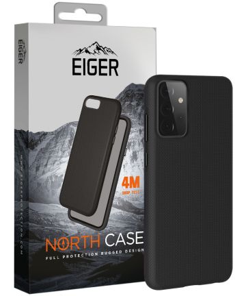 Eiger North Series Samsung Galaxy A72 Hoesje Back Cover Zwart Hoesjes