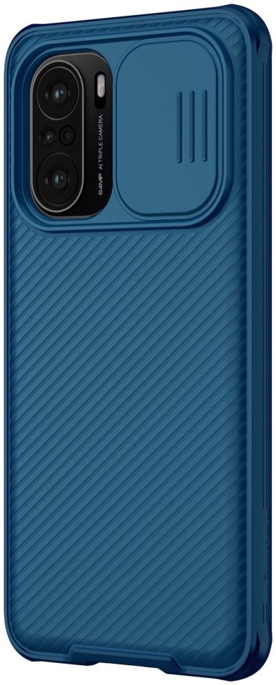Nillkin CamShield Xiaomi Poco F3 / Mi 11i Hoesje Camera Slider Blauw afbeelding 13