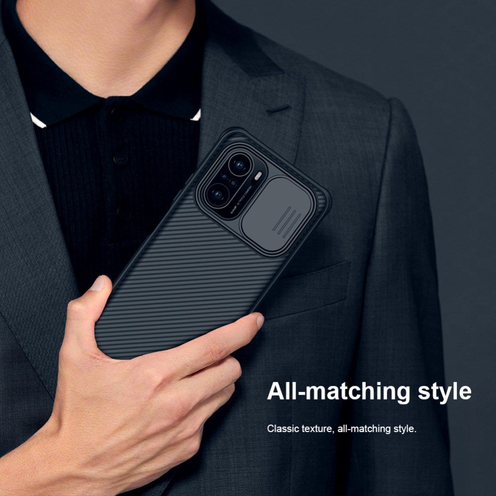 Nillkin CamShield Xiaomi Poco F3 / Mi 11i Hoesje Camera Slider Groen afbeelding 9