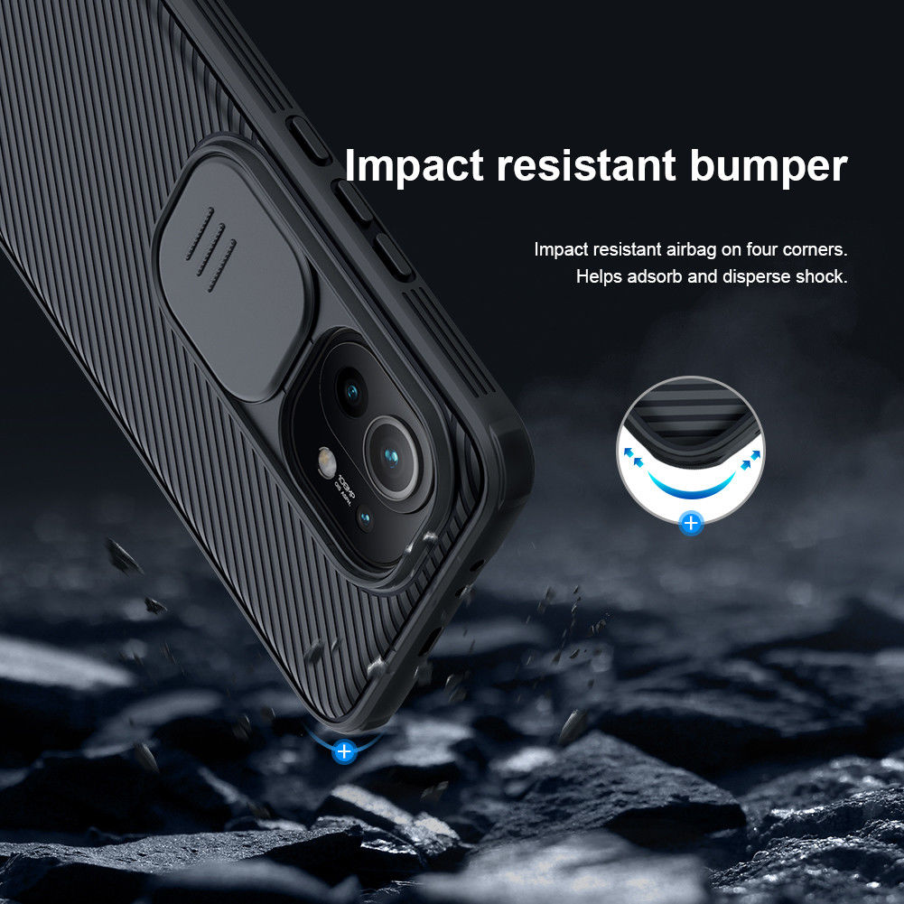 Nillkin CamShield Xiaomi 11 Hoesje met Camera Slider Back Cover Blauw afbeelding 11
