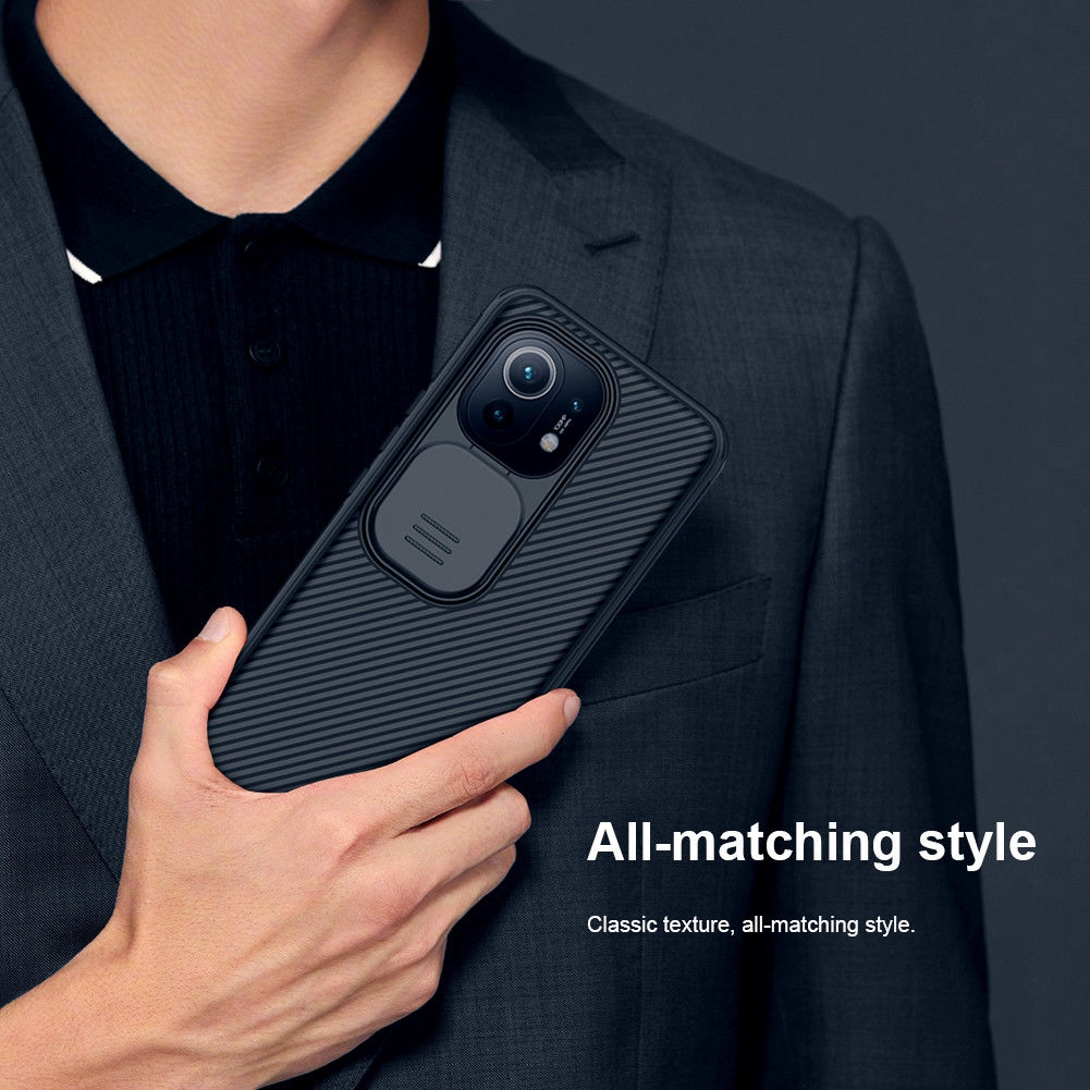 Nillkin CamShield Xiaomi 11 Hoesje met Camera Slider Back Cover Blauw afbeelding 12