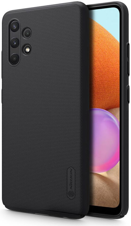 Nillkin Super Frosted Shield Hoesje Samsung Galaxy A32 4G Zwart afbeelding 1