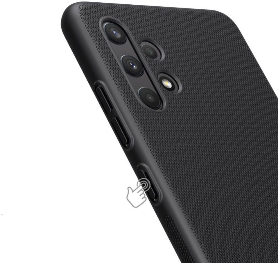 Nillkin Super Frosted Shield Hoesje Samsung Galaxy A32 4G Zwart afbeelding 5