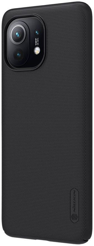 Nillkin Super Frosted Shield Xiaomi Mi 11 Lite 4G/5G (NE) Hoesje Zwart afbeelding 2