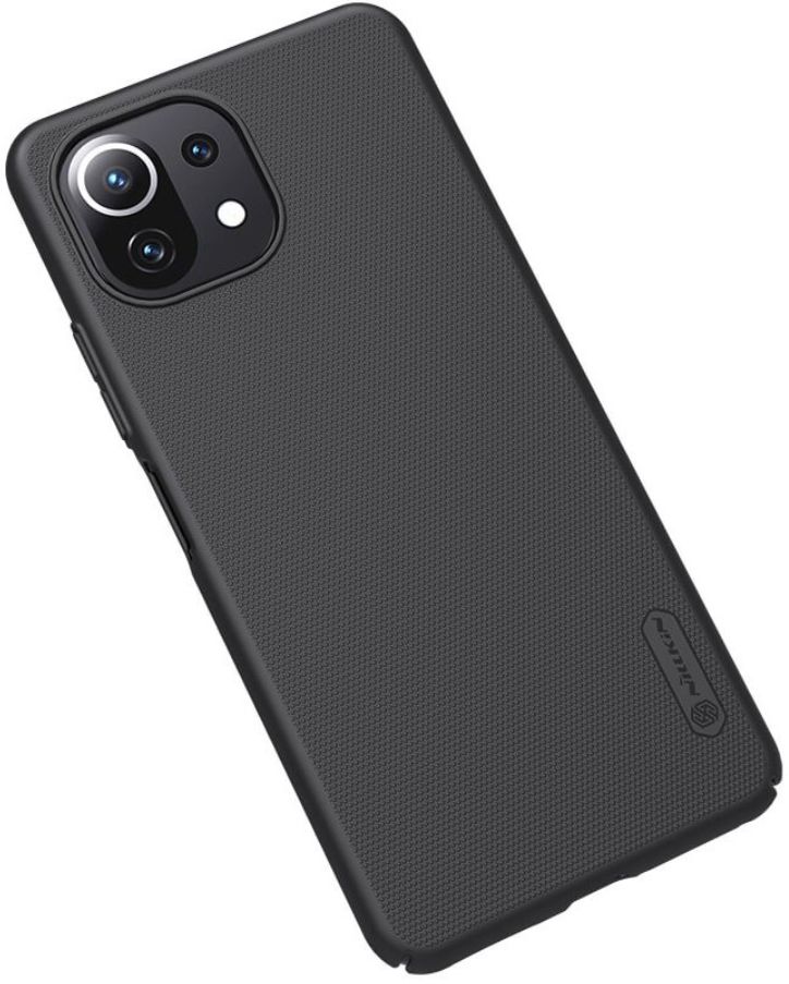 Nillkin Super Frosted Shield Xiaomi Mi 11 Lite 4G/5G (NE) Hoesje Zwart afbeelding 5