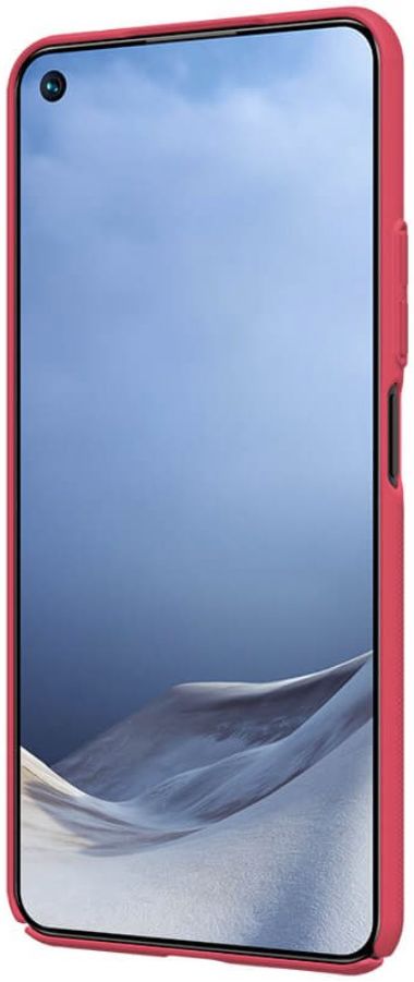 Nillkin Super Frosted Shield Hoesje Xiaomi Mi 11 Lite 4G / 5G Rood afbeelding 5