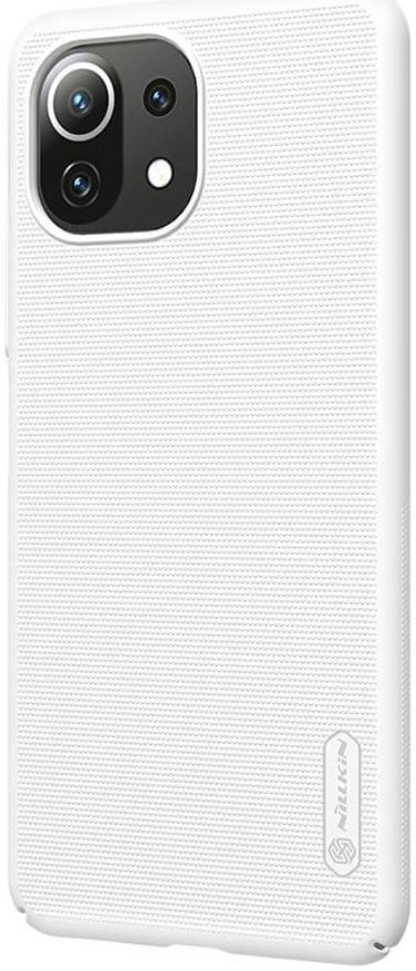 Nillkin Super Frosted Shield Xiaomi Mi 11 Lite 4G/5G (NE) Hoesje Wit afbeelding 1