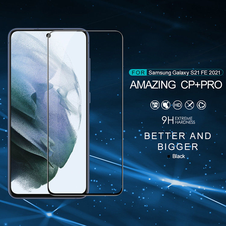 Nillkin Samsung Galaxy S21 FE Screen Protector 0.3mm Zwart afbeelding 7