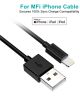 Choetech 2.4A Fast Charge USB-A naar Apple Lightning Kabel 1.8m Zwart