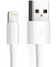 Choetech 2.4A Fast Charge USB-A naar Apple Lightning Kabel 1.8m Wit