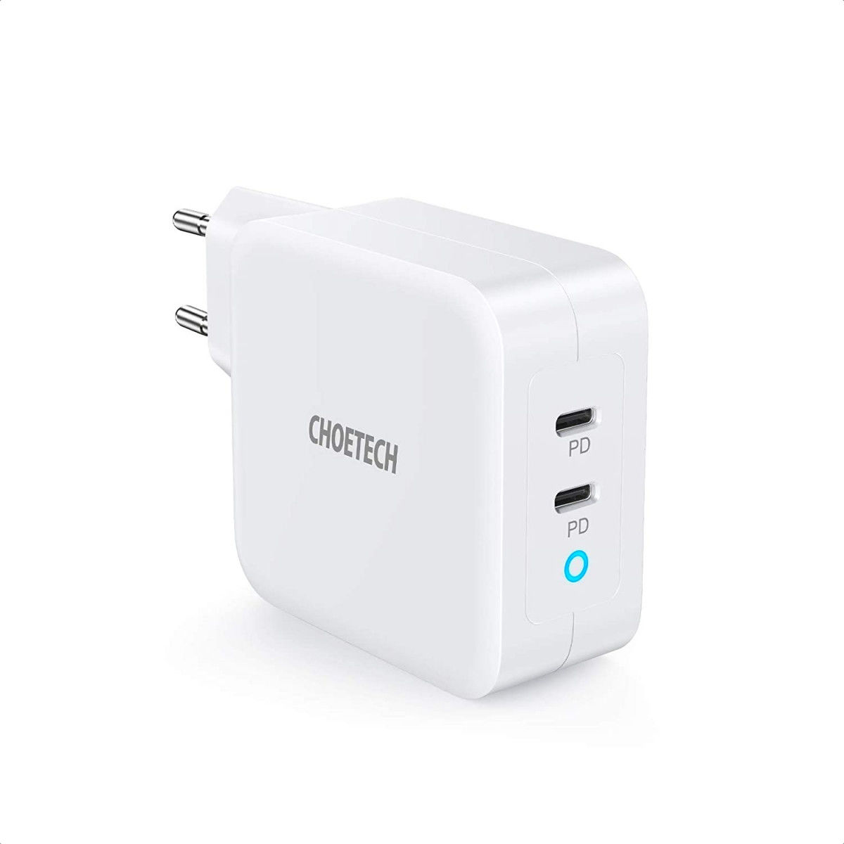 Choetech 100W Power Delivery USB-C Snellader voor Laptop / Macbook Wit afbeelding 2