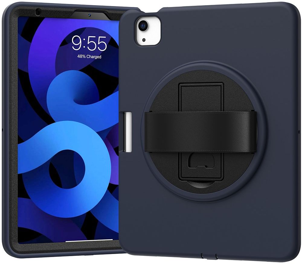 Apple iPad Air (2020/2022) / Pro 11 Hybride Hoesje Handriem Blauw afbeelding 1