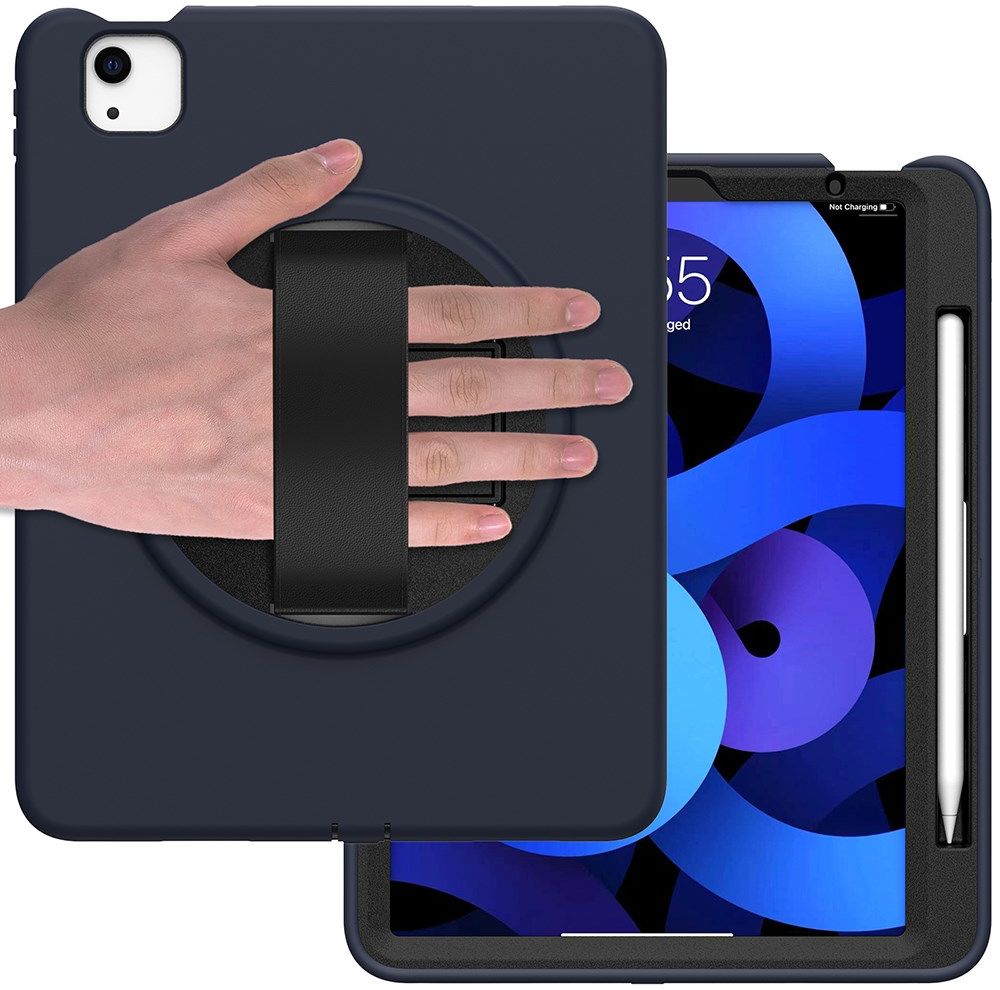 Apple iPad Air (2020/2022) / Pro 11 Hybride Hoesje Handriem Blauw afbeelding 3