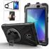 Samsung Galaxy Tab Active 2 Hybride Hoesje met Handriem Zwart afbeelding 12