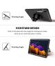 Samsung Galaxy Tab S7 Hybride Kickstand Hoes Handriem Zwart