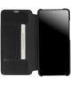 Minim Samsung Galaxy A42 Hoesje Echt Leer Book Case Zwart