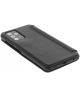 Minim Samsung Galaxy A52 / A52S Hoesje Echt Leer Book Case Zwart