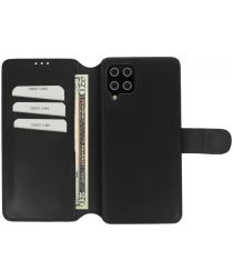 Minim 2-in-1 Samsung Galaxy A42 Hoesje Book Case en Back Cover Zwart