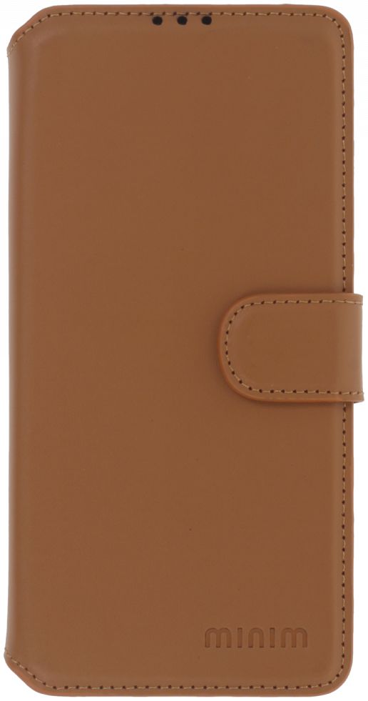 Minim 2-in-1 Samsung A52 / A52S Hoesje Book Case en Back Cover Bruin afbeelding 4